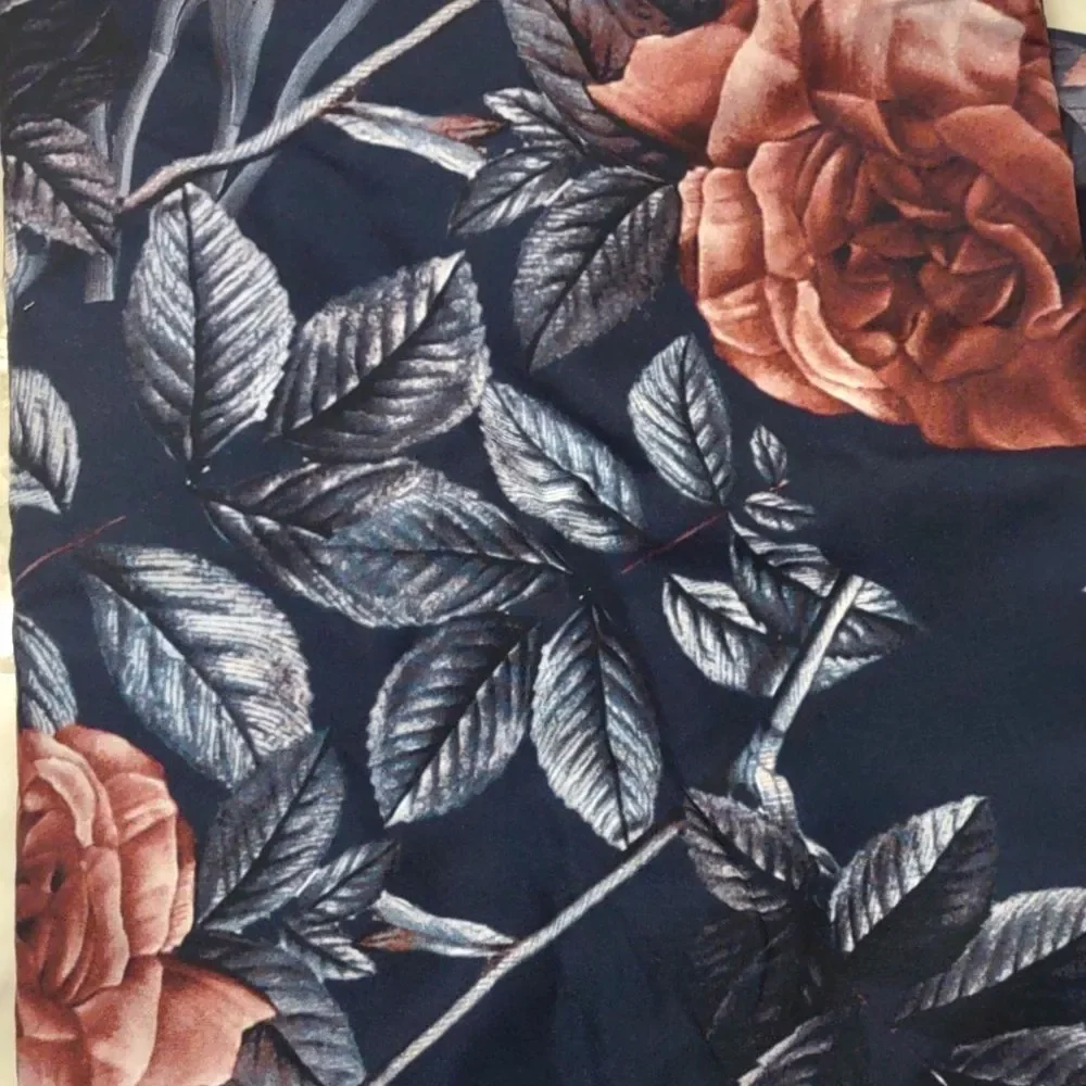 Society 6 Night Forest Tapestry Dark Purple Floral